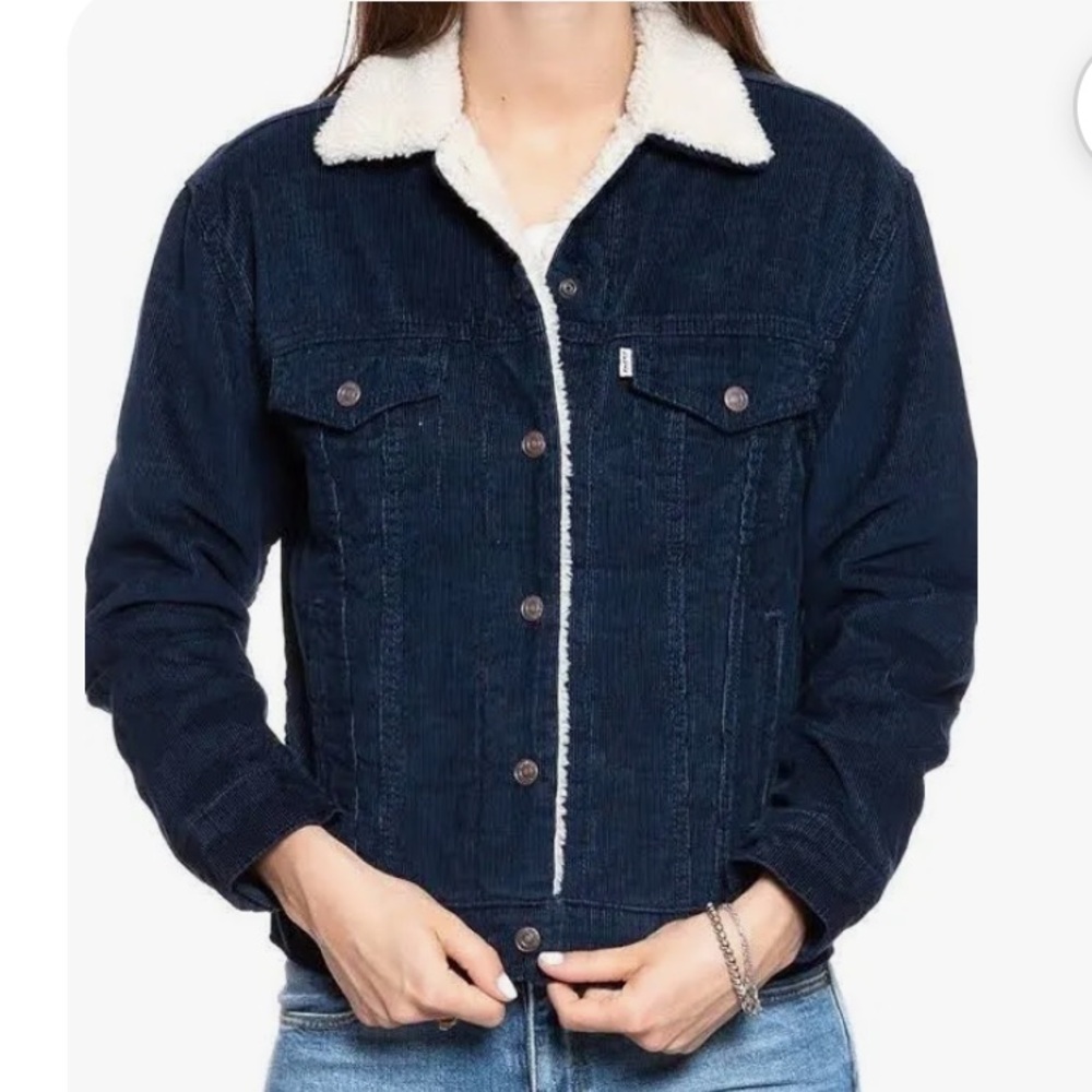 Levi's Dark Blue Corduroy Jacket